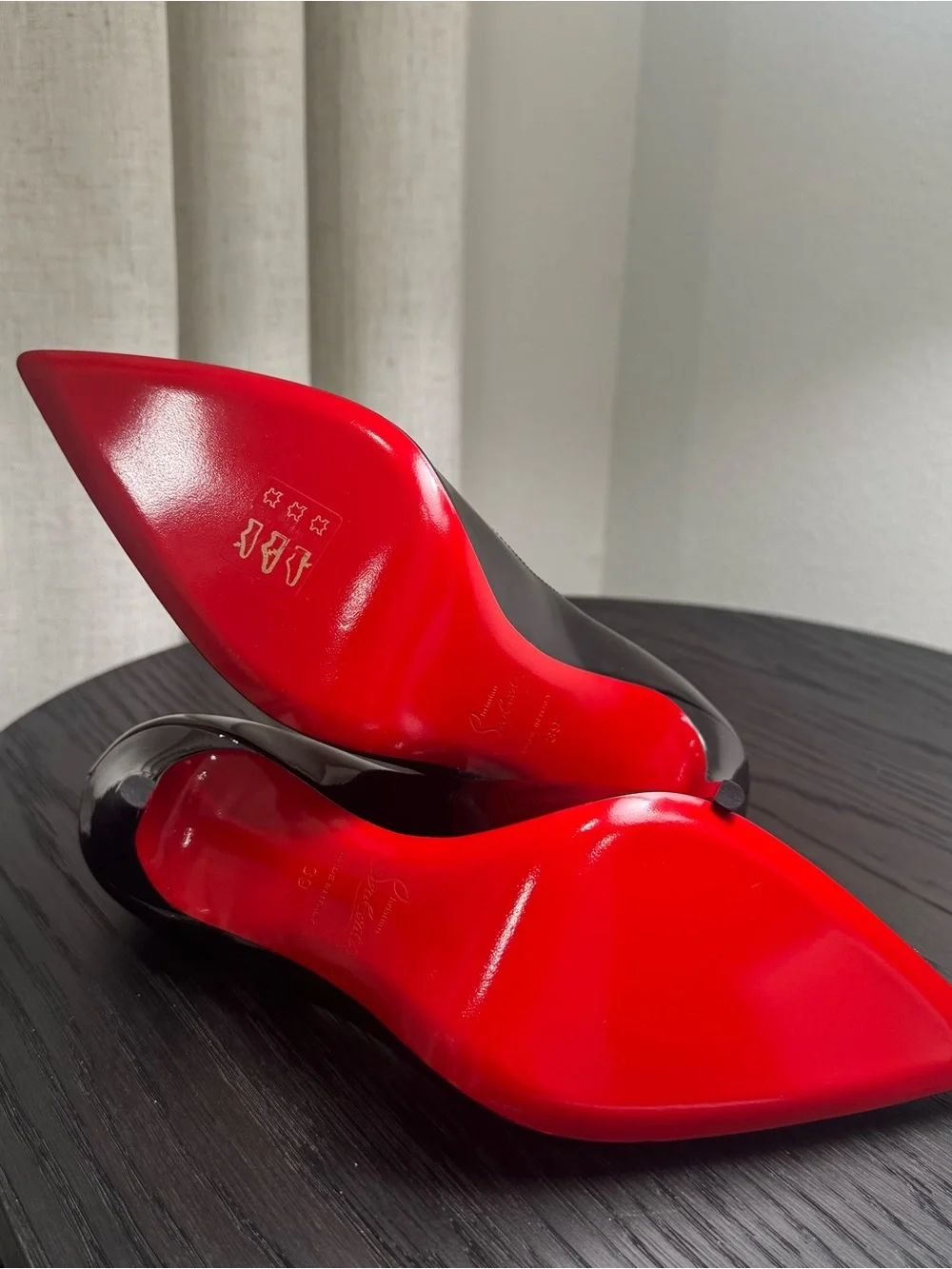 Christian Louboutin Kate 100 Pumps Patent Black 39